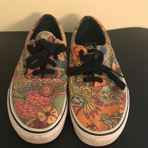 VANS Era Doren Native American snake mermaid print